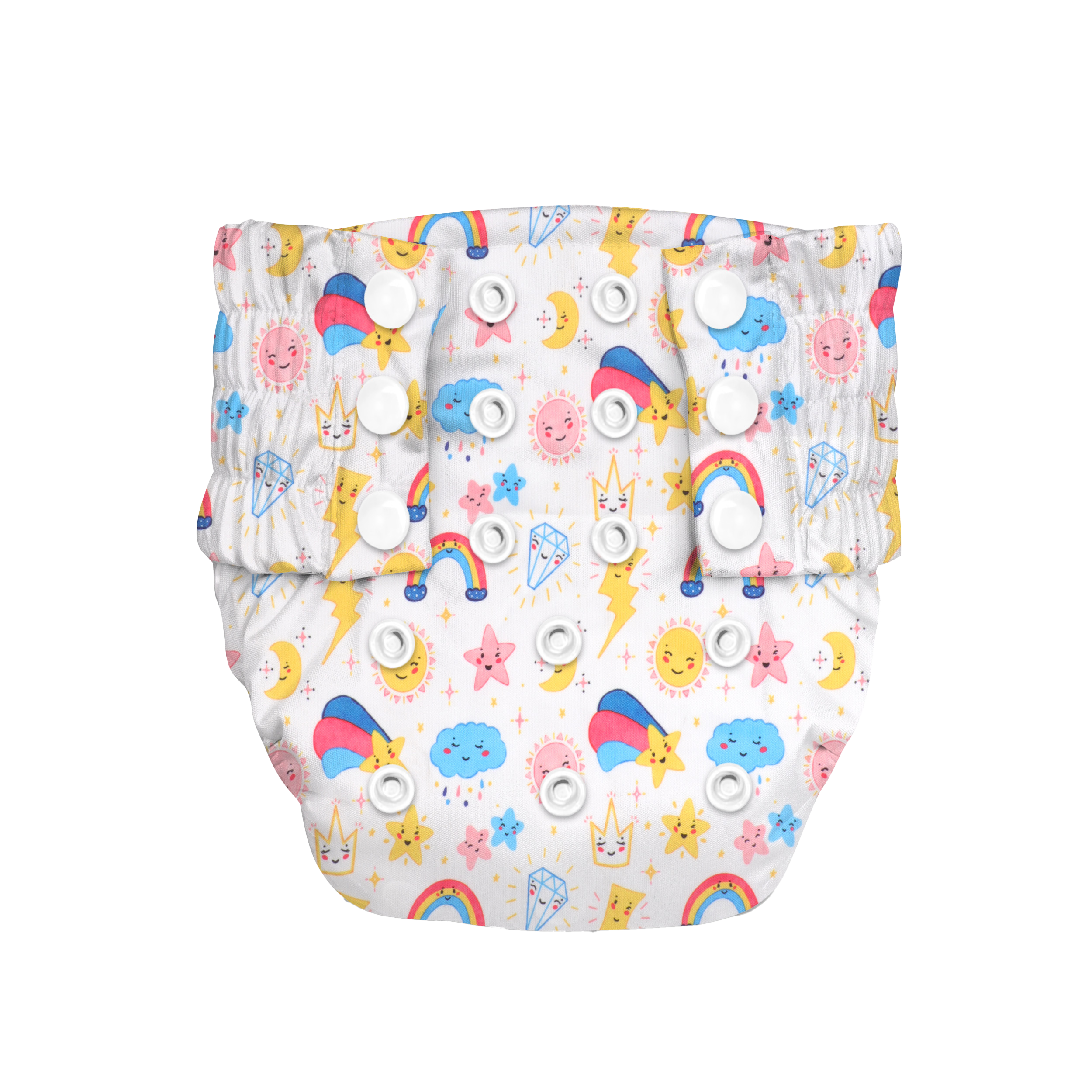 Ice Candy Newborn Cloth Diaper 2.0 with 1 cotton Insert (2 kg - 5 kg)