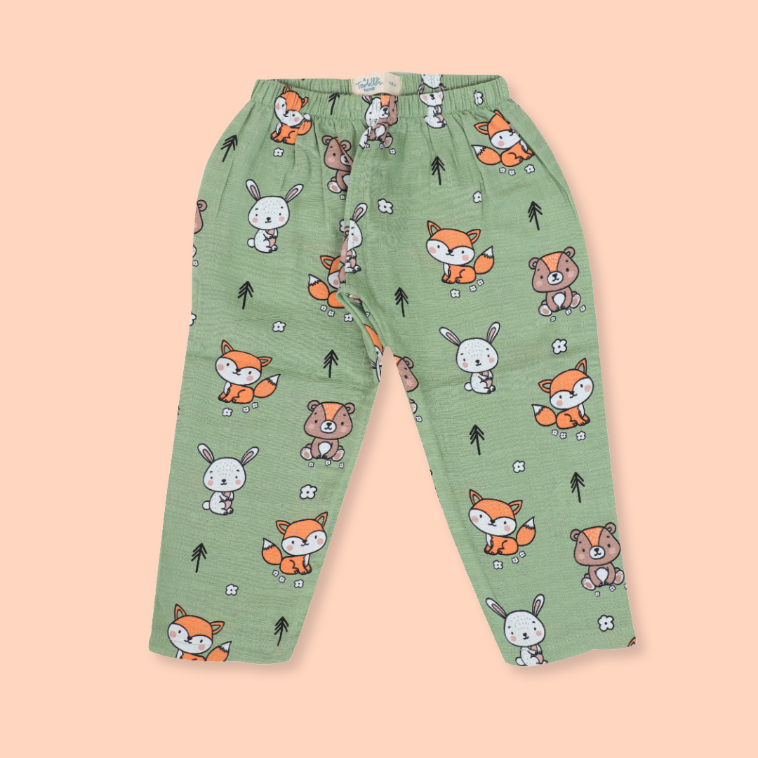 Jungle Wingle (Pack of 5) - Muslin Sleep Suit for babies and kids