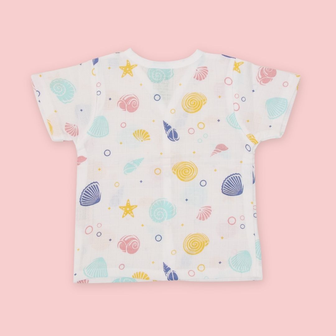 Sea Shell - Muslin Sleep Suit for babies and kids (Unisex)