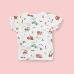 Traffic Town - Muslin Sleep Suit for babies and kids (Unisex)