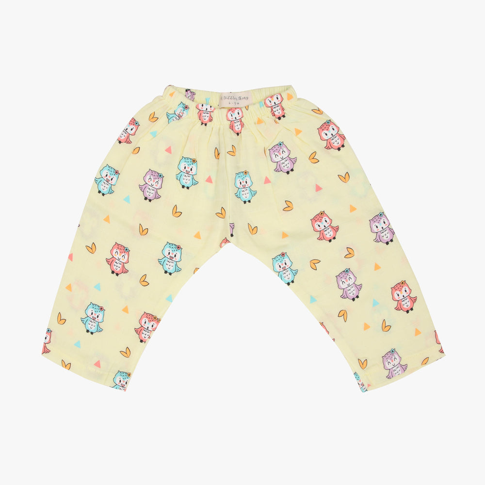 ToddlerHappy Owl Muslin Sleep Suit for babies and kids
