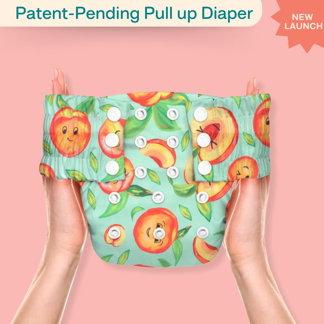 Indigo - Newborn Cloth Diaper 2.0 with 1 cotton Insert (2 kg - 5 kg)