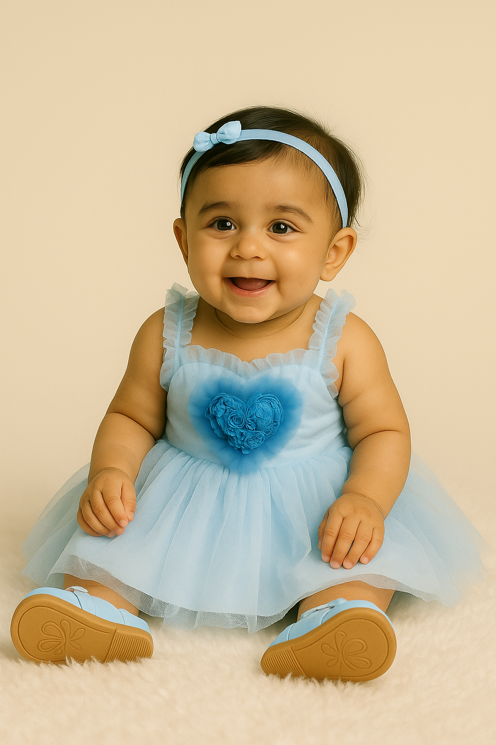 Blue Love Tulle Dress