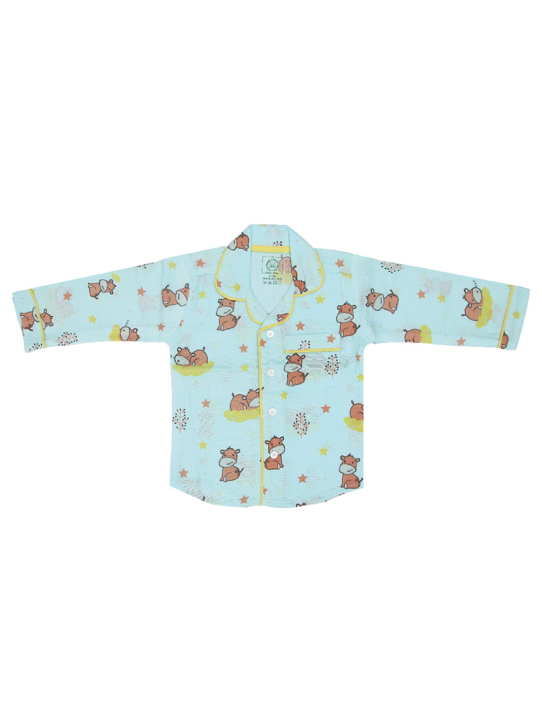 Five Friends Pajamas (Pack of 5) - Muslin Full Sleeve Sleep Suit for babies and kids (Unisex)