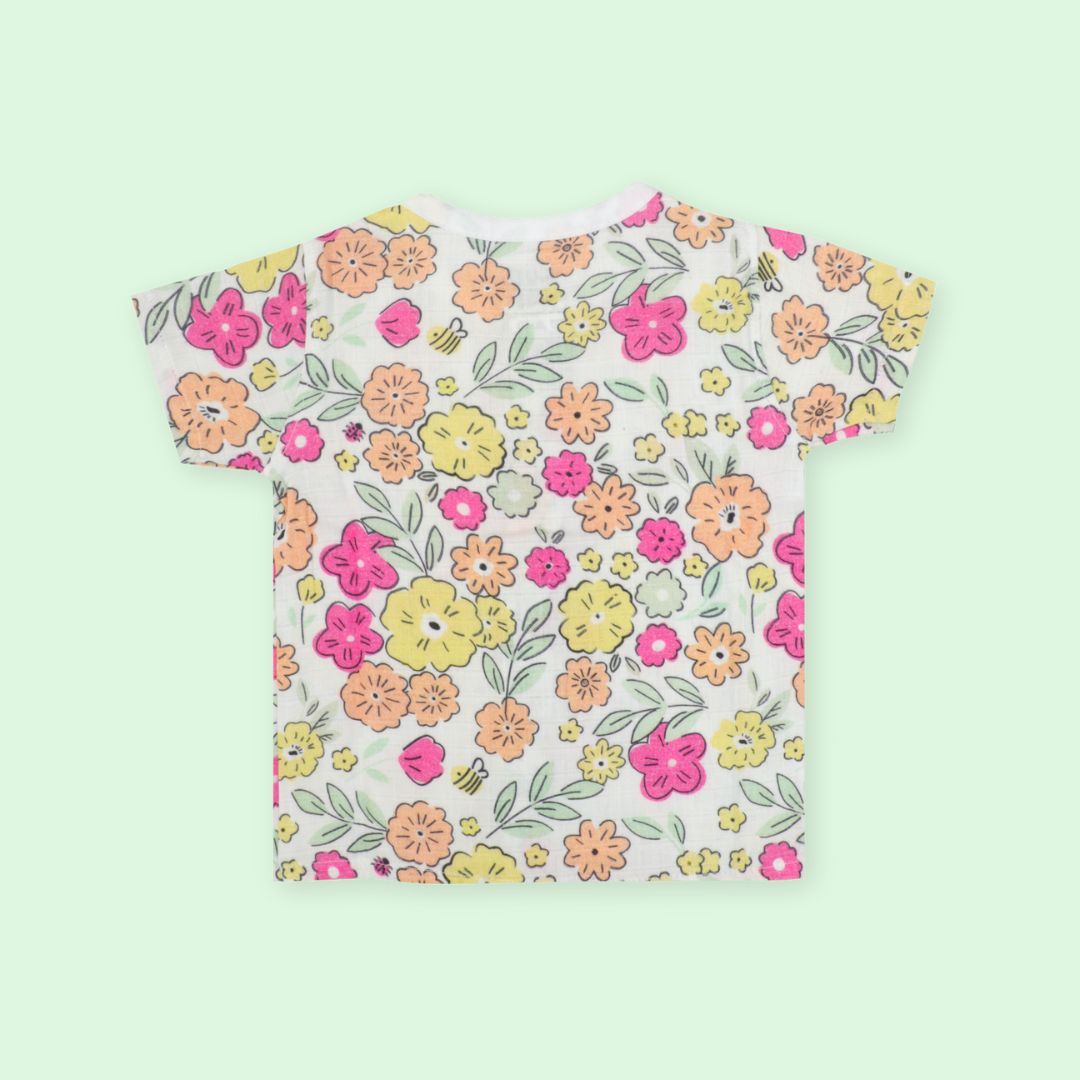 Spring Whispers - Muslin Sleep Suit for babies and kids (Unisex)