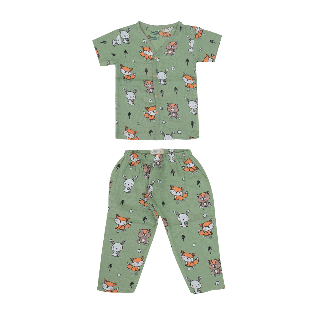 Muslin Colour Sleep Suits for babies and kids (Unisex)