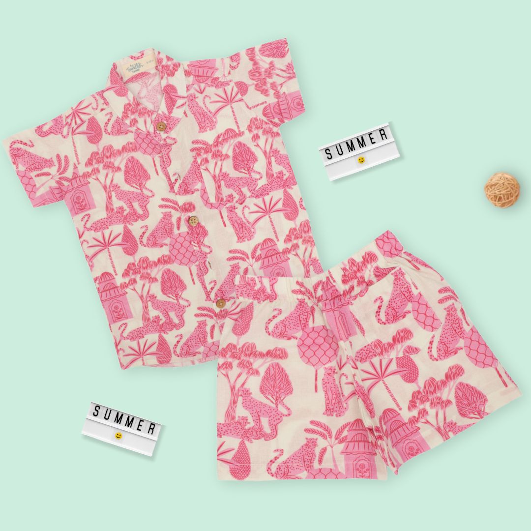 Breezy Leaf - Mulmul Cotton Coord Set