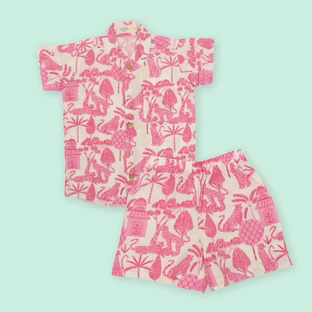 Citrus Splash - Mulmul Cotton Coord Set