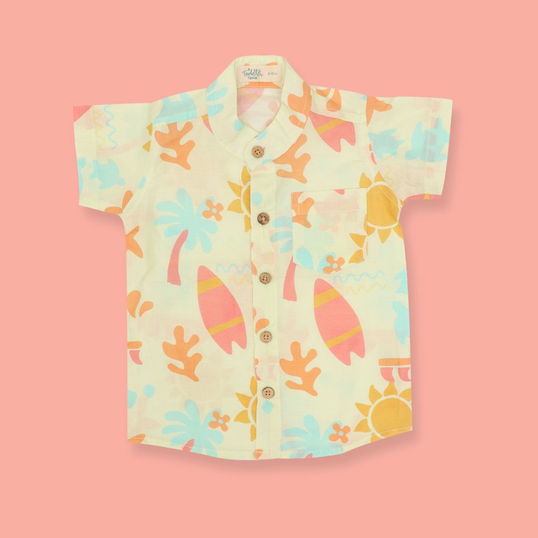 Citrus Splash - Mulmul Cotton Coord Set