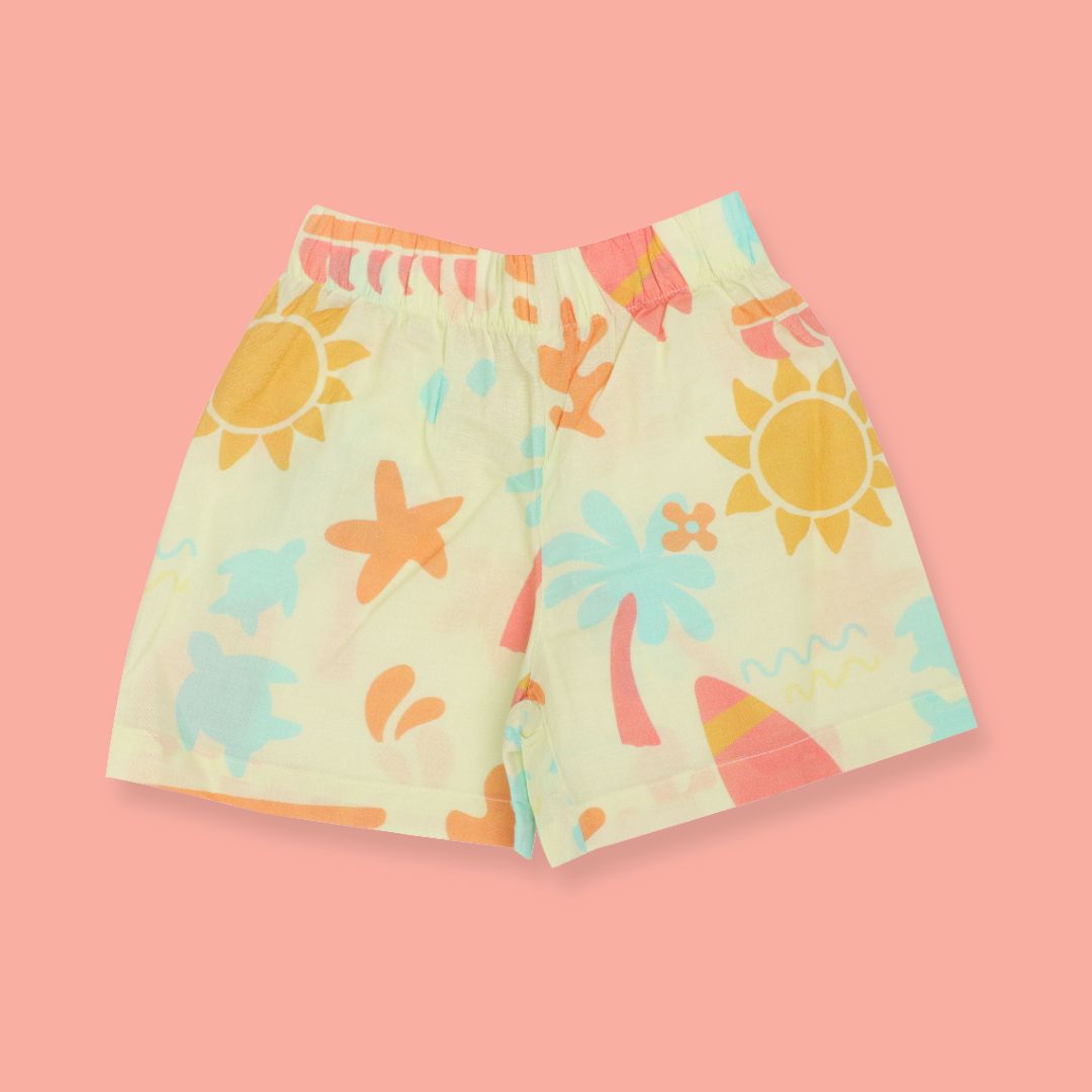 Breezy Leaf - Mulmul Cotton Coord Set