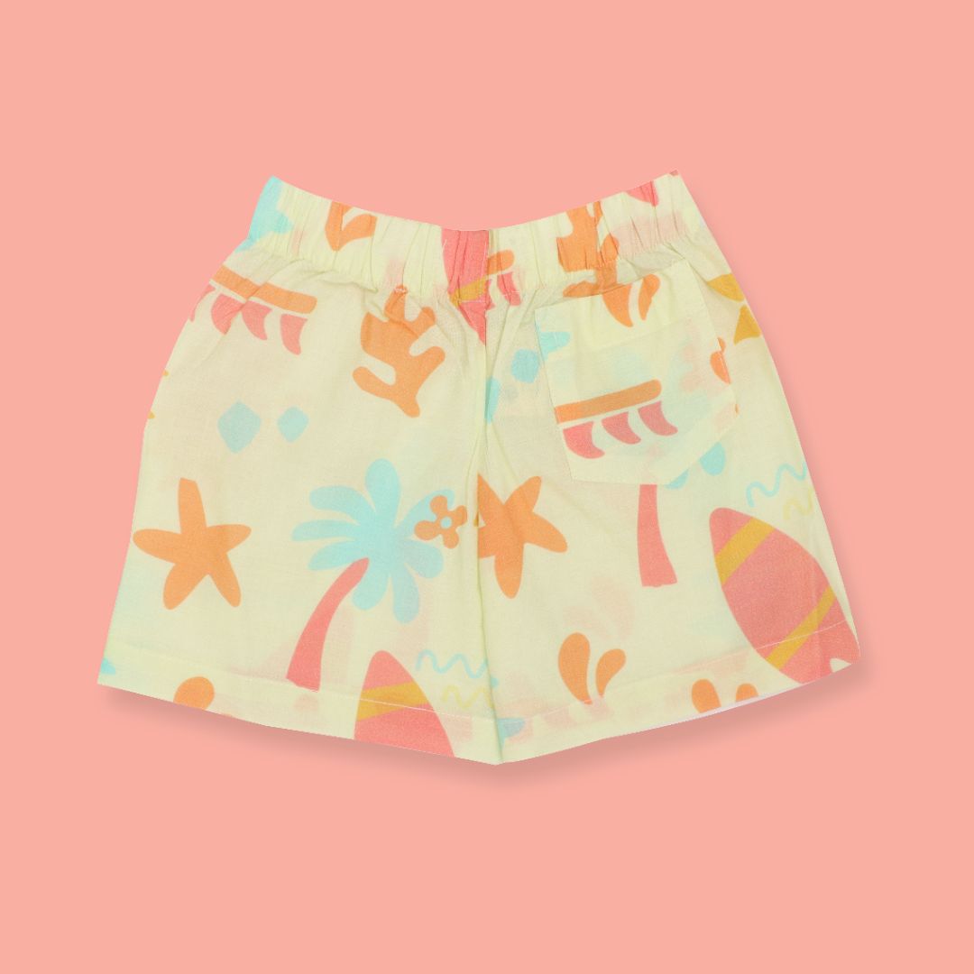 Breezy Leaf - Mulmul Cotton Coord Set