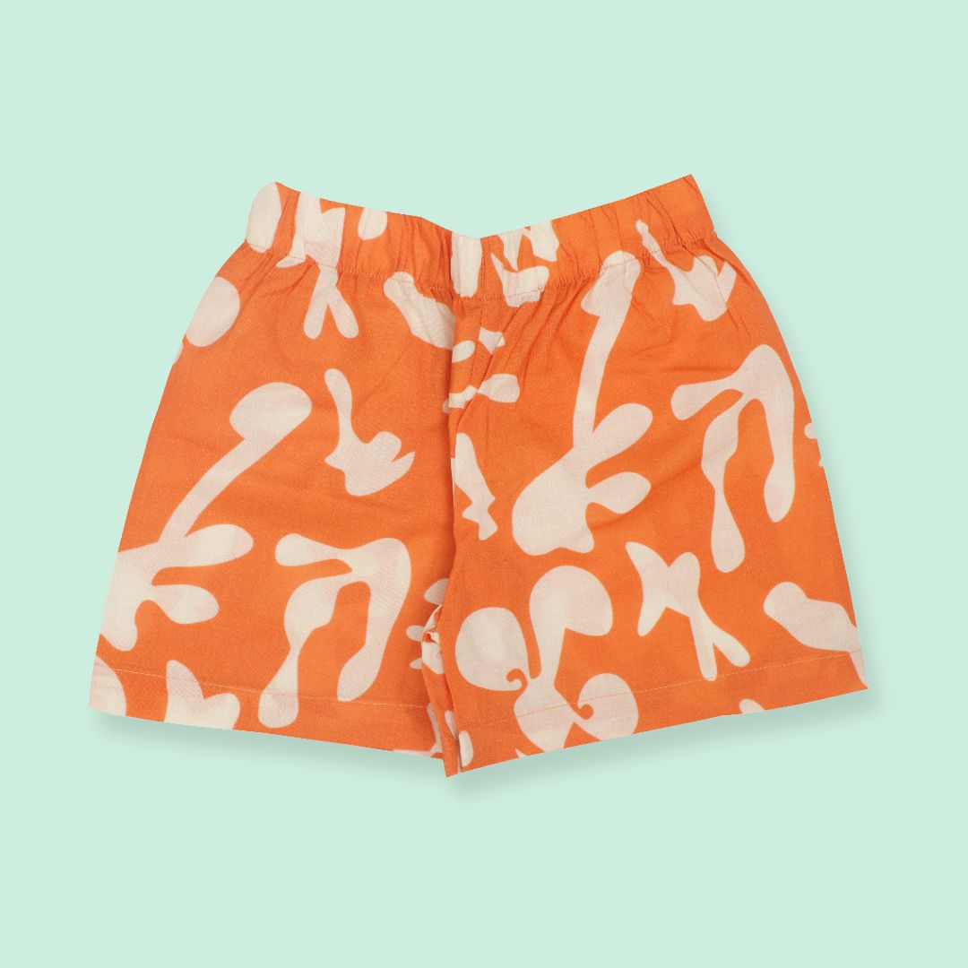 Breezy Leaf - Mulmul Cotton Coord Set