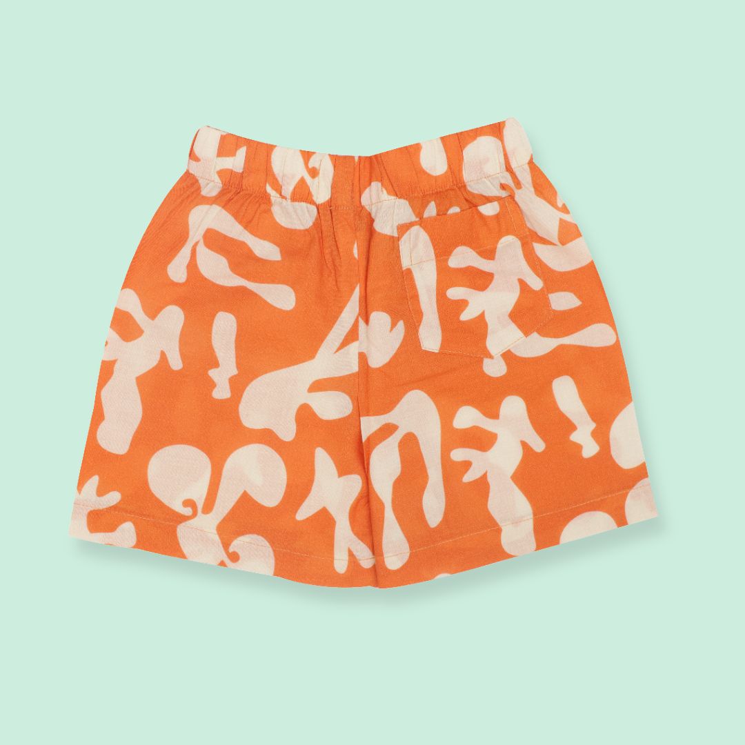 Citrus Splash - Mulmul Cotton Coord Set