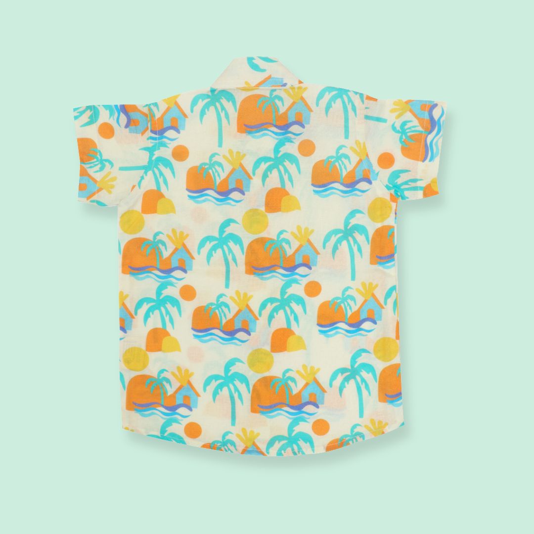 Citrus Splash - Mulmul Cotton Coord Set