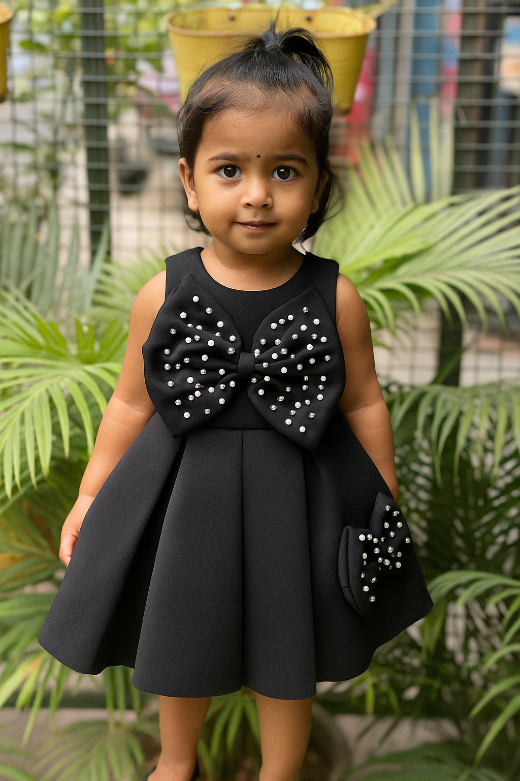 Noir Pearl Princess Dress