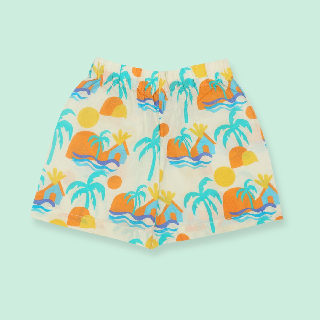 Citrus Splash - Mulmul Cotton Coord Set