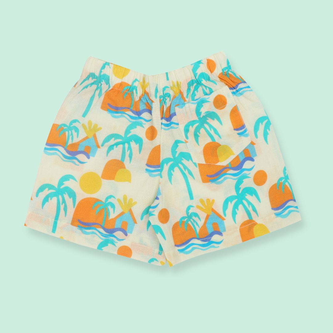 Citrus Splash - Mulmul Cotton Coord Set