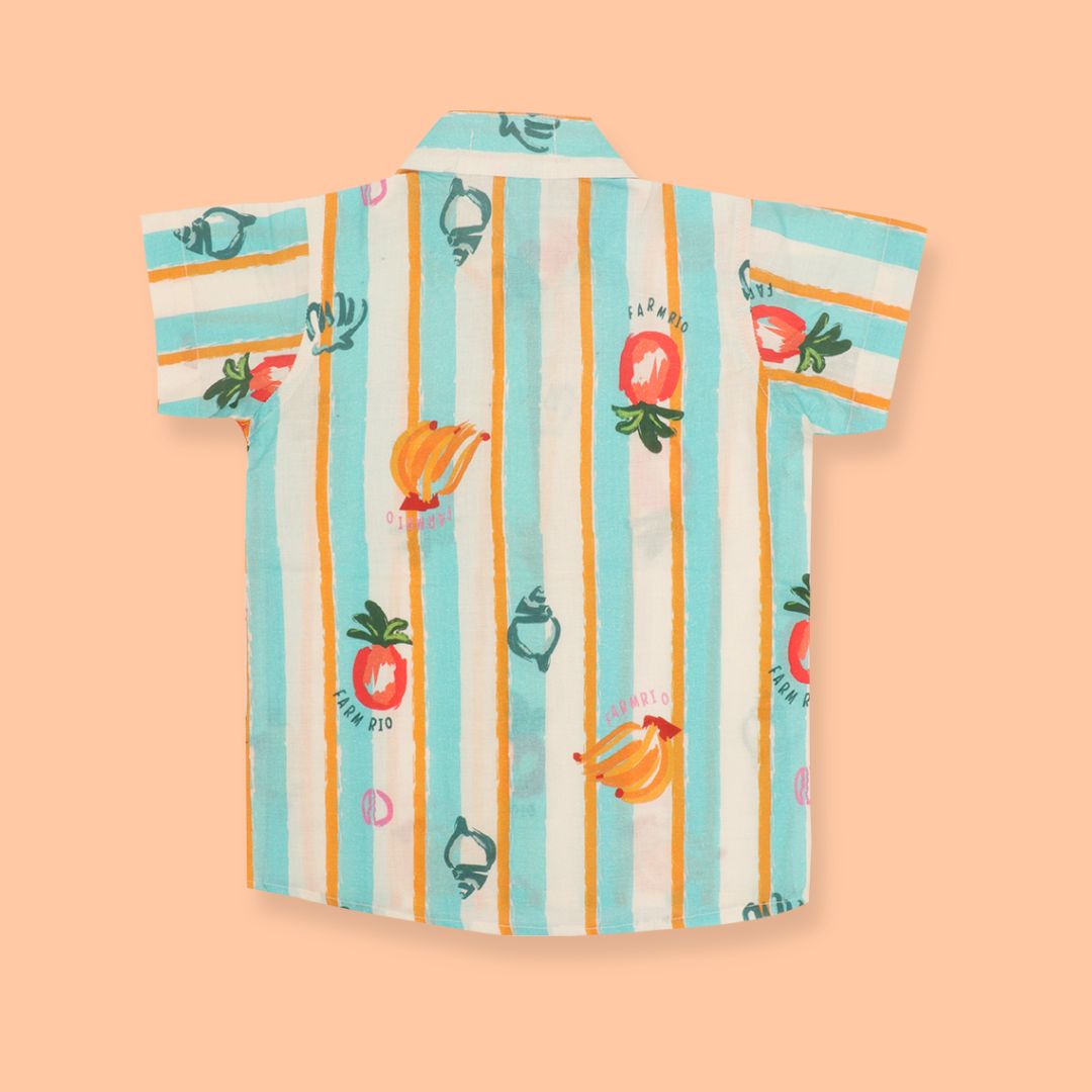 Citrus Splash - Mulmul Cotton Coord Set