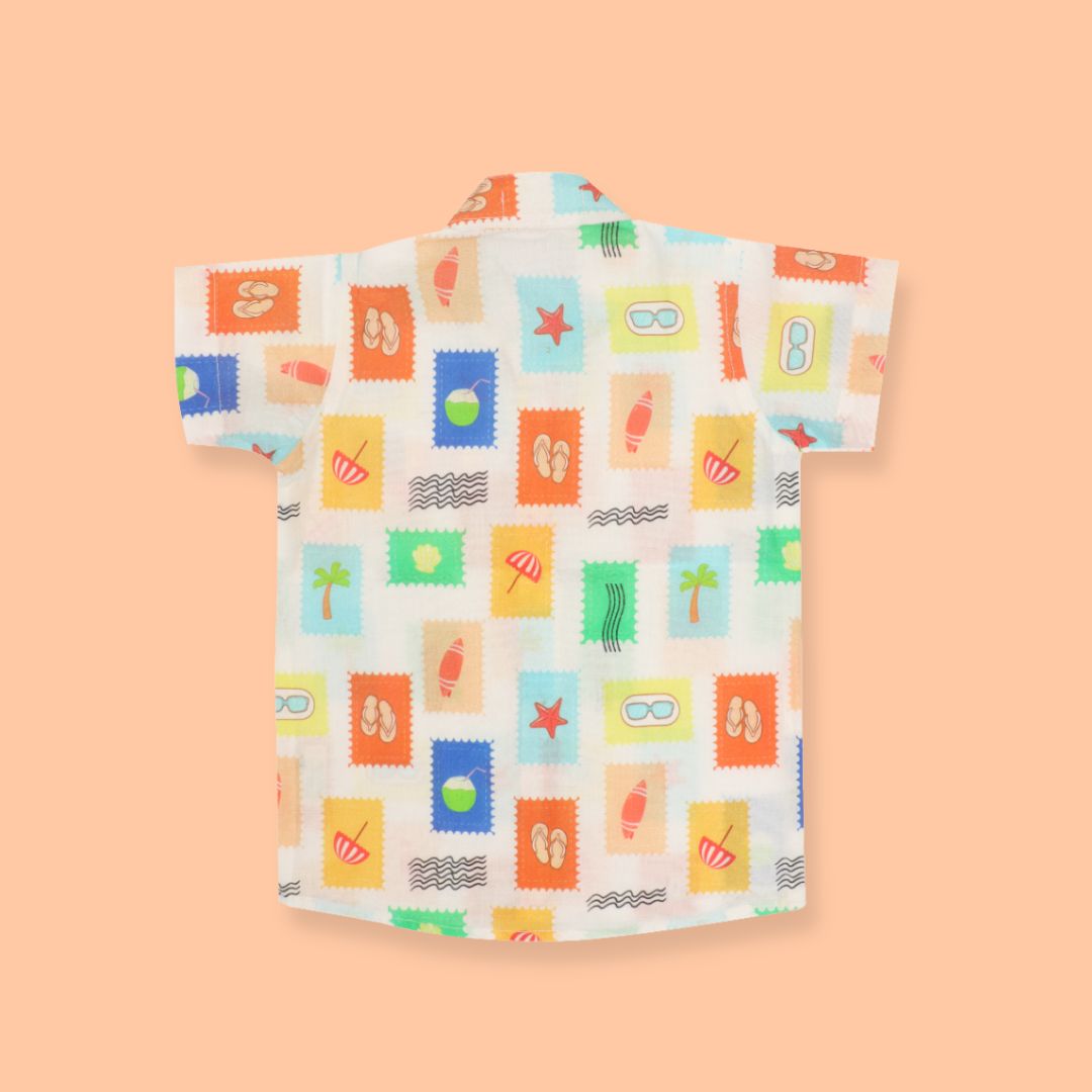 Breezy Leaf - Mulmul Cotton Coord Set