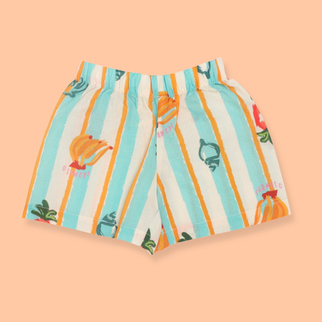 Citrus Splash - Mulmul Cotton Coord Set