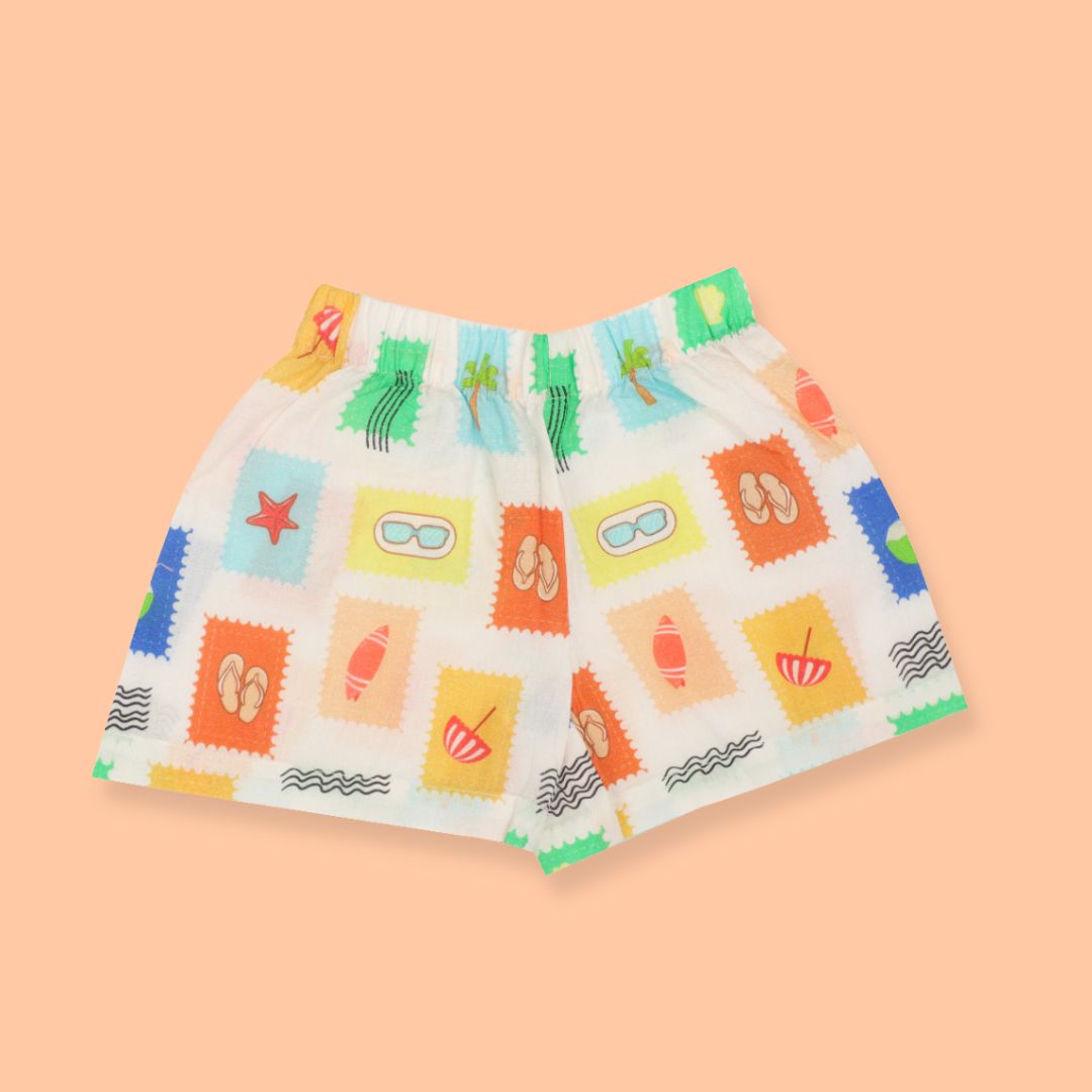 Breezy Leaf - Mulmul Cotton Coord Set