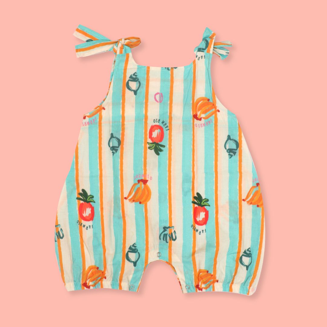 Urban Wild - Mulmul Cotton Knot Type Romper