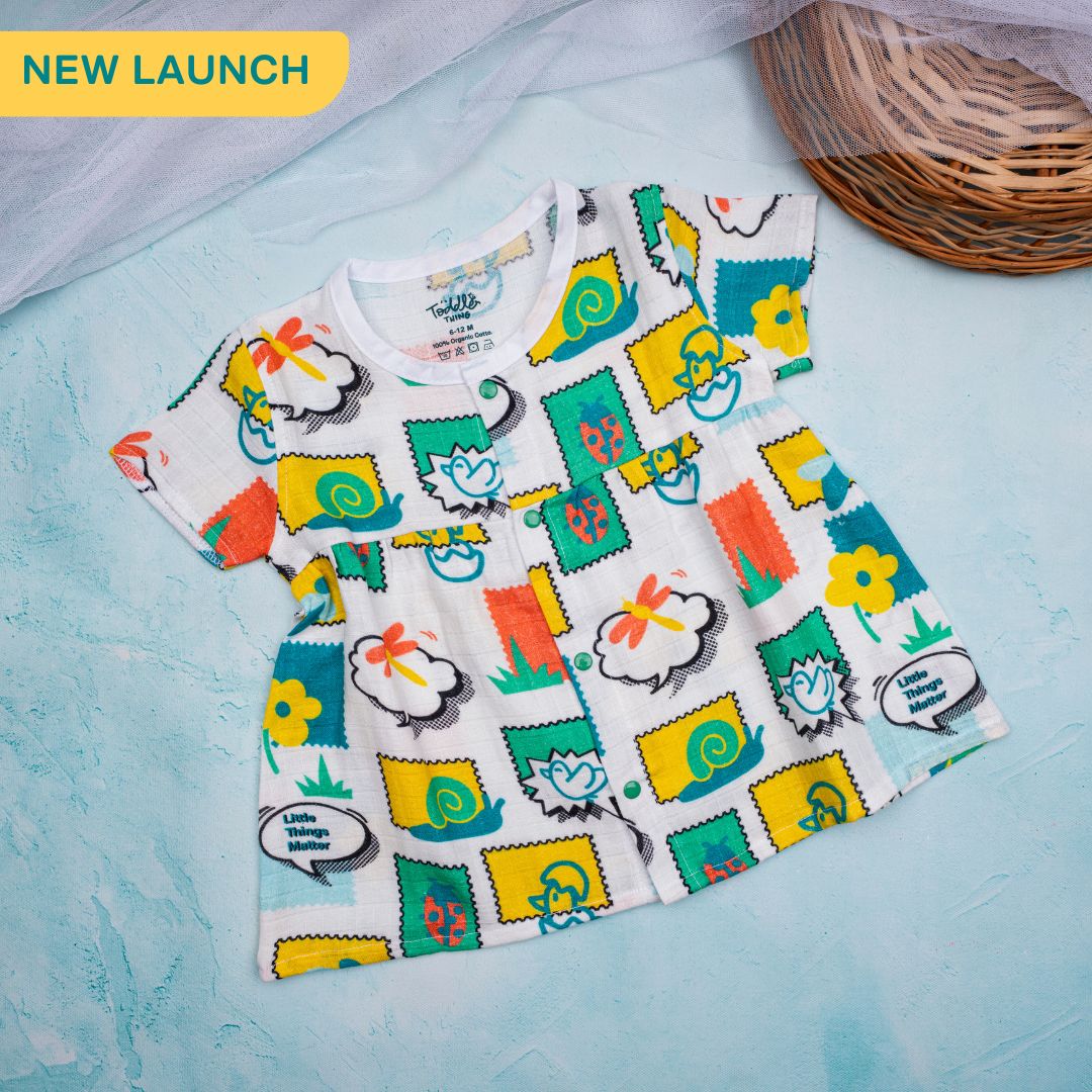 Box Of Love - Muslin Button Frock