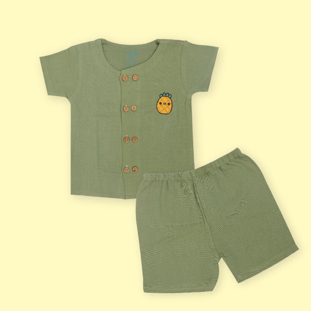 Cinnamon Wheels - Muslin Co-ord Set