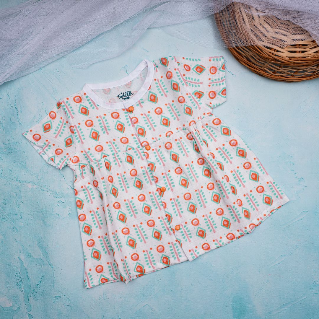 Box Of Love - Muslin Button Frock