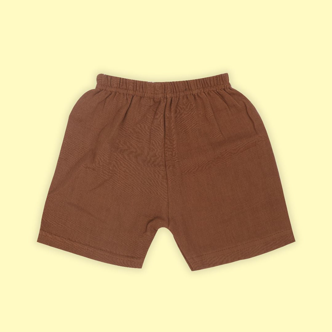 Brick Red Popsicle - Muslin Co-ord Set