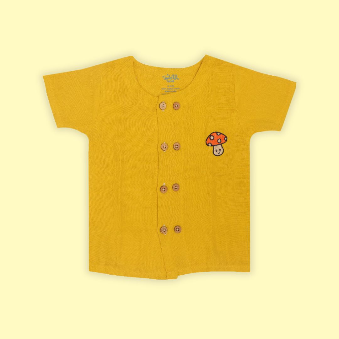 Brick Red Popsicle - Muslin Co-ord Set