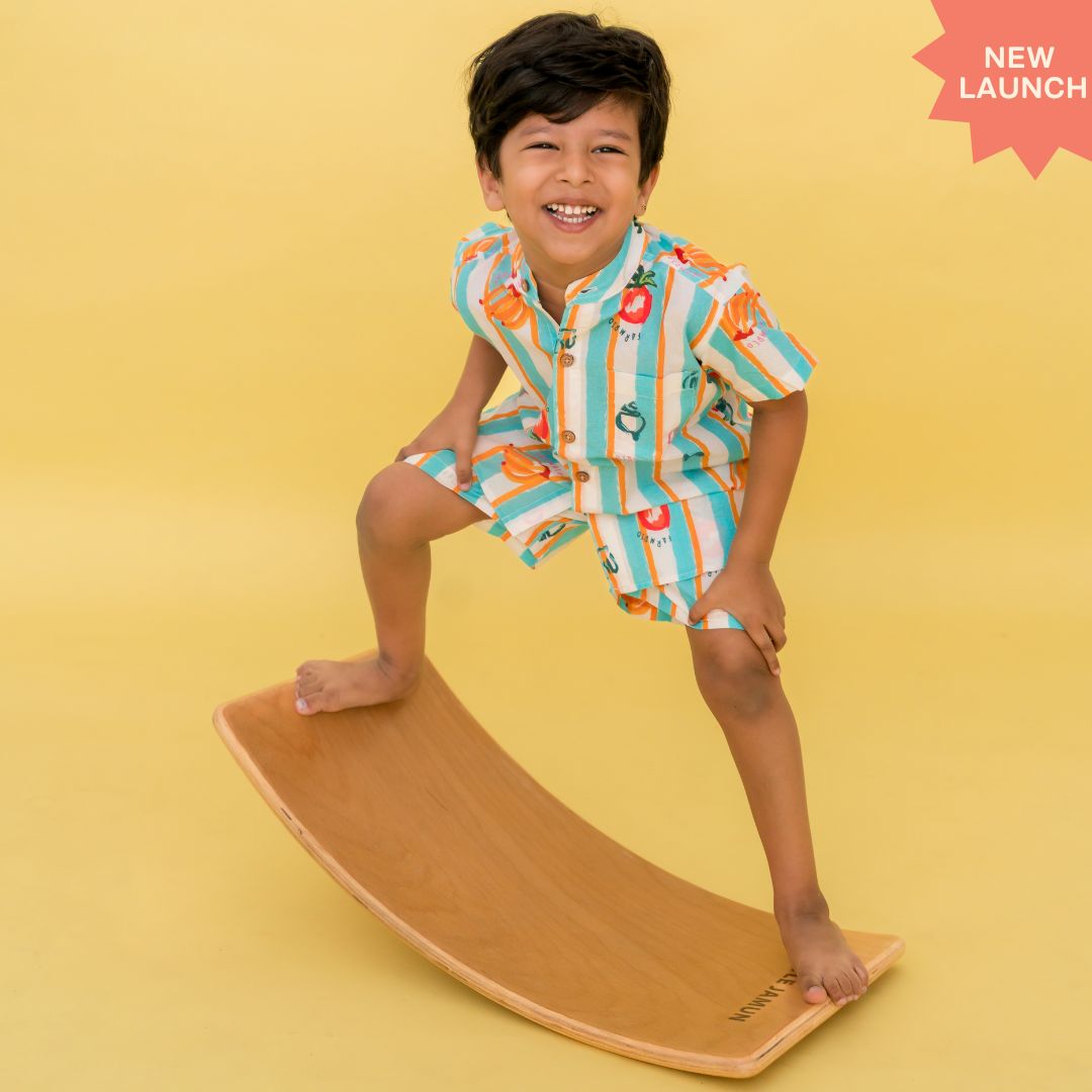 Citrus Splash - Mulmul Cotton Coord Set