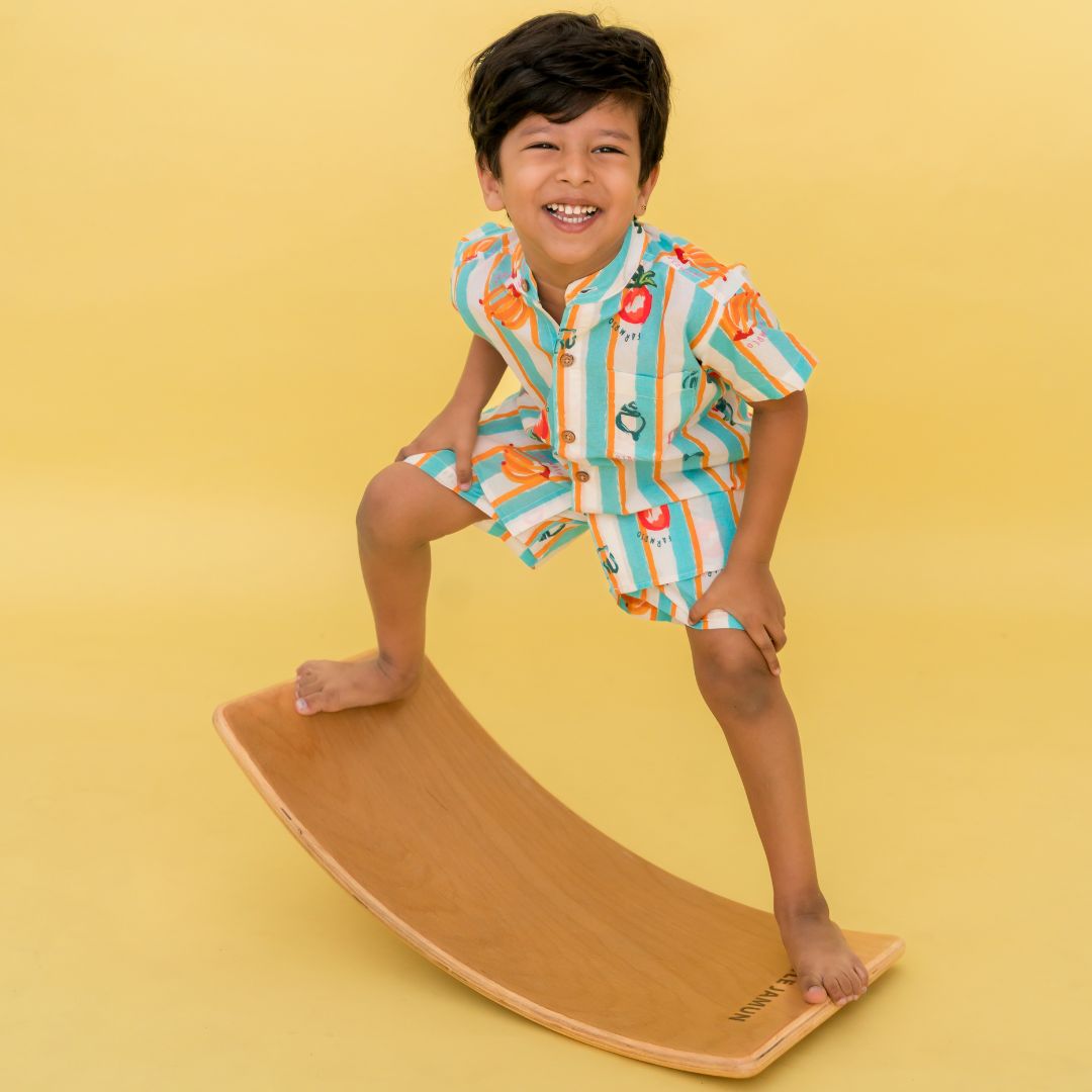 Breezy Leaf - Mulmul Cotton Coord Set