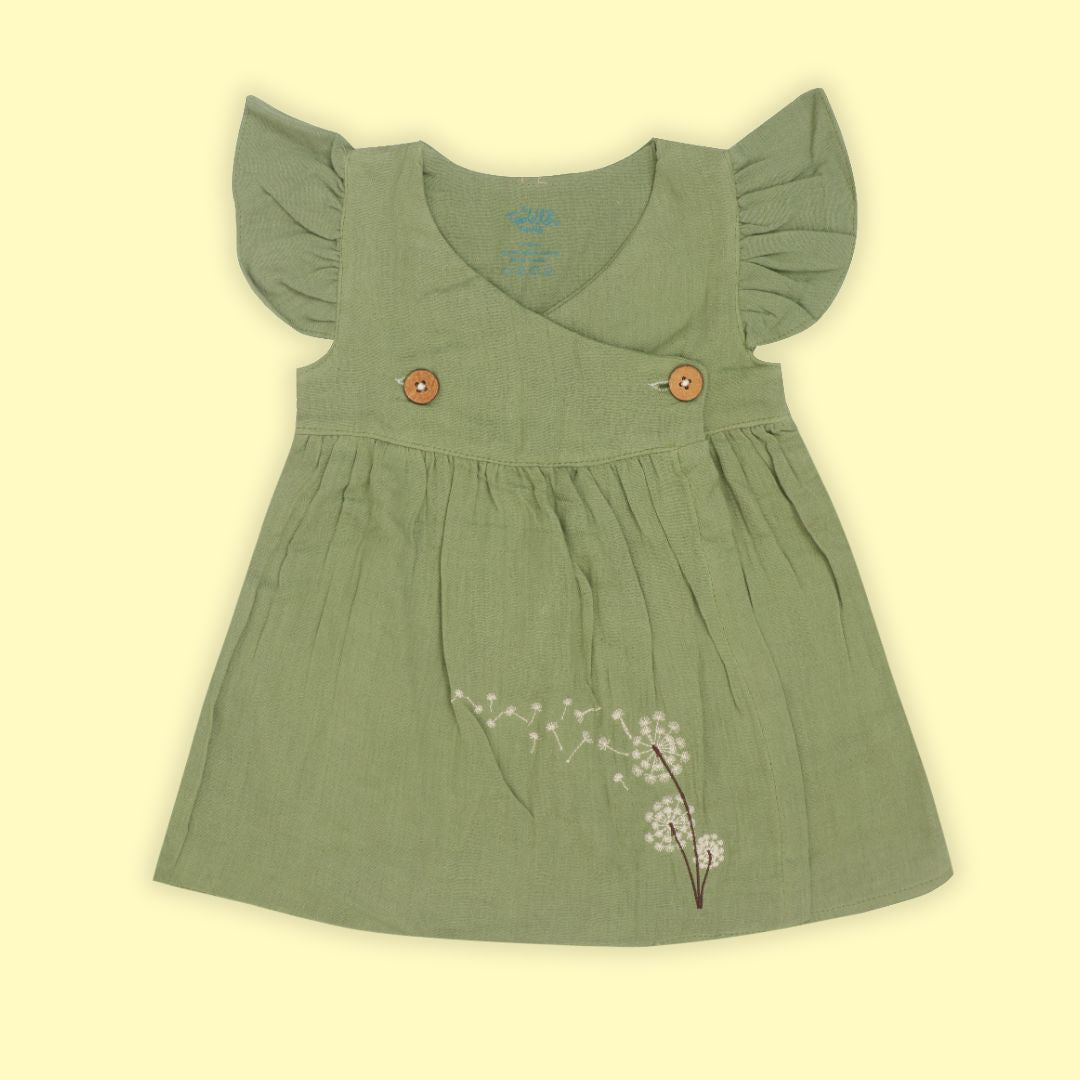 Honey - Muslin Dandelions Frill Frock