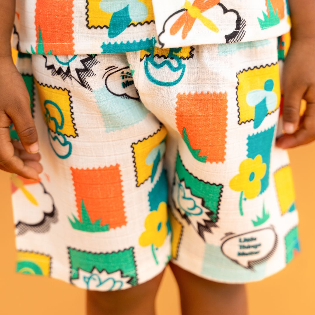 Spring Whispers - Muslin Jabla and Shorts for Babies and Toddlers