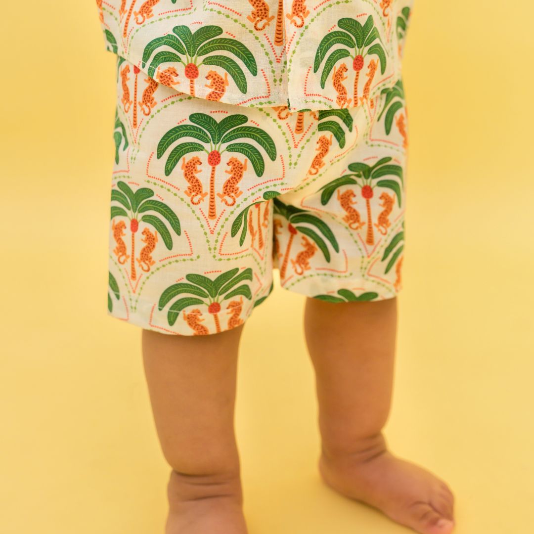 Citrus Splash - Mulmul Cotton Coord Set