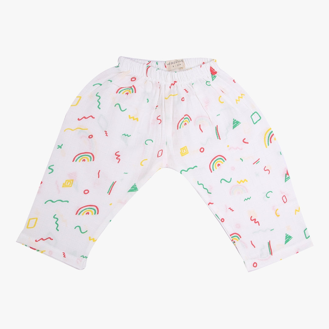 Doodle Dance - Muslin Sleep Suit Girls
