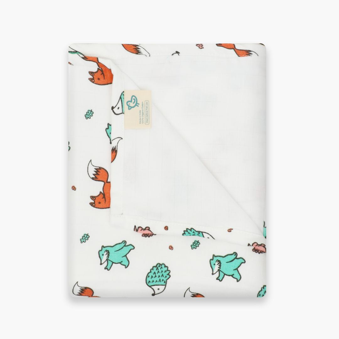 Roar - Muslin 3 layer Blankets for babies