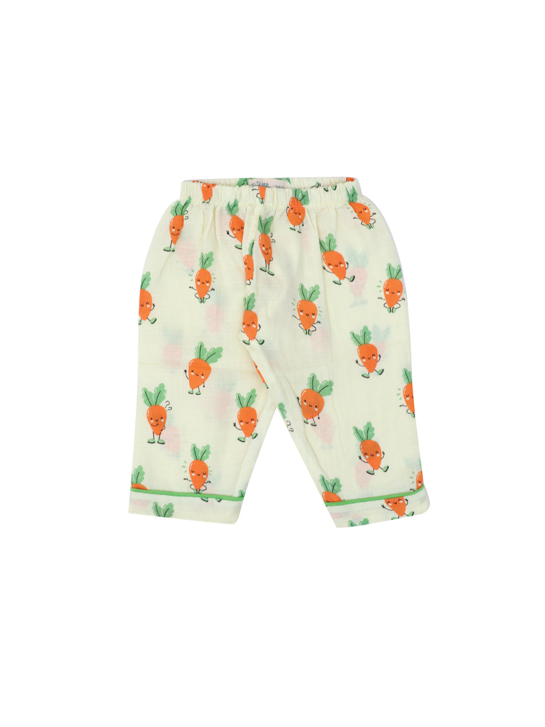 Rainbow Carrot and Friends (Pack of 3) - Muslin Full Sleeve Sleep Suit for babies and kids (Unisex)