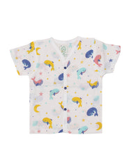 Whale Shell Dreams (Pack of 2) - Muslin Sleep Suit for babies and kids (Unisex)