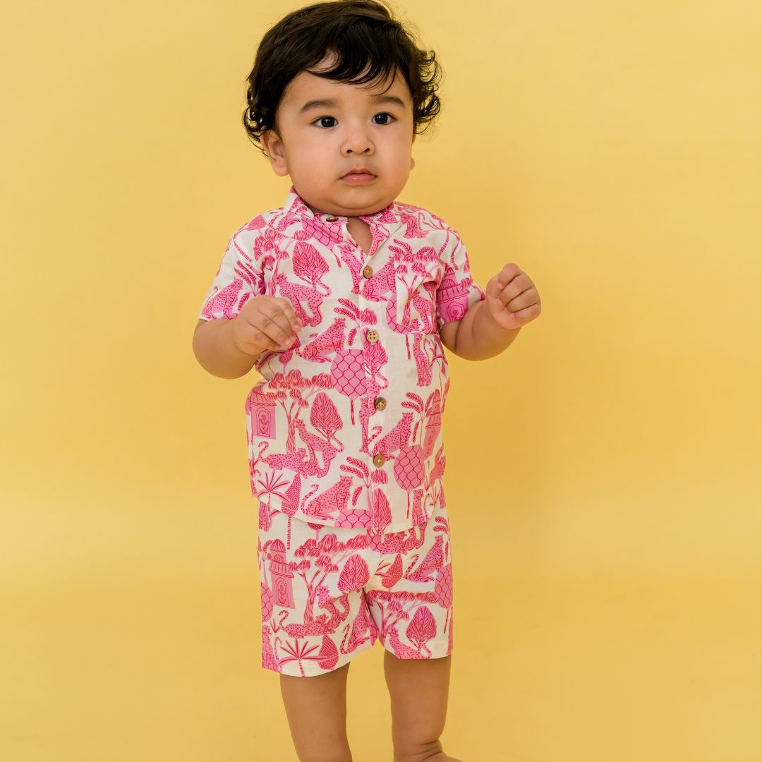 Citrus Splash - Mulmul Cotton Coord Set