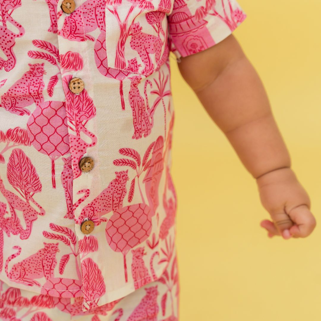 Citrus Splash - Mulmul Cotton Coord Set