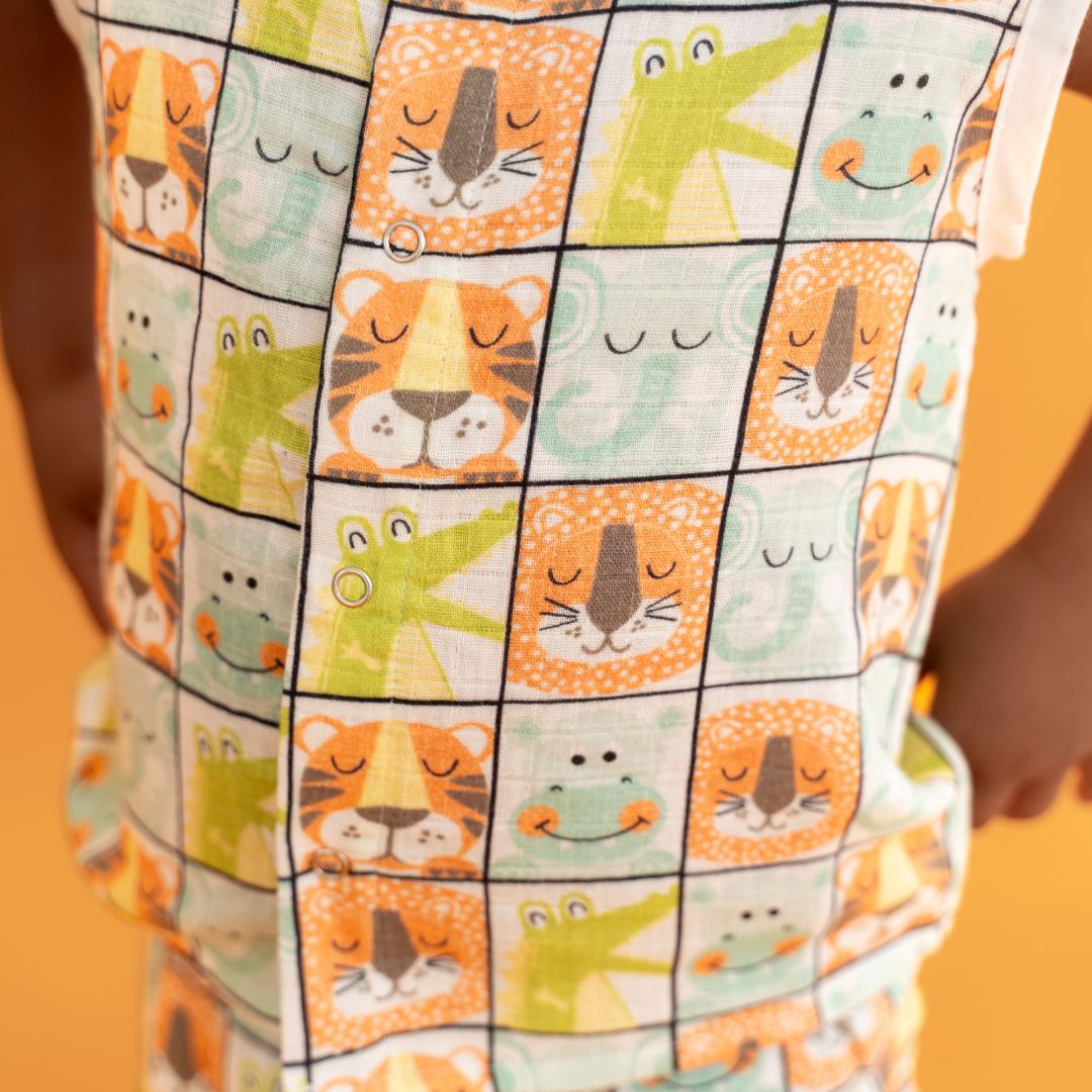 Toucan Punch - Muslin Jabla and Shorts for Babies and Toddlers