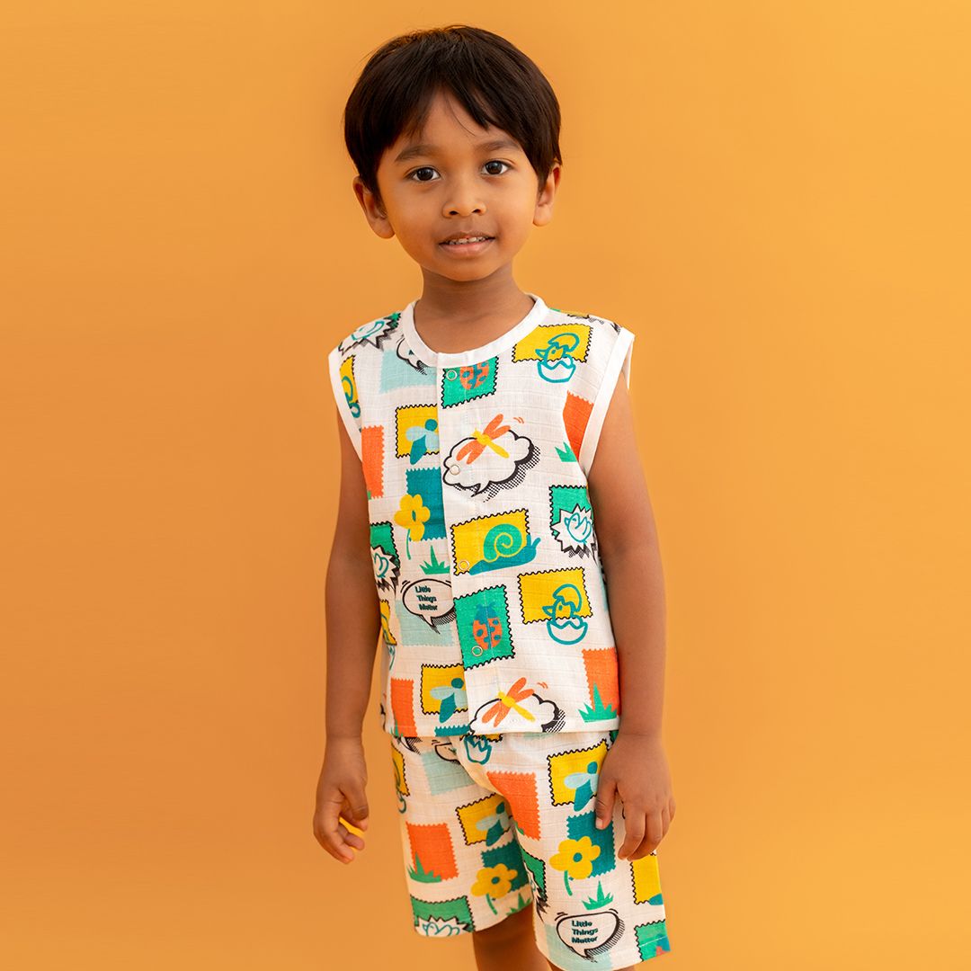 Hello Jungle - Muslin Jabla and Shorts for Babies and Toddlers