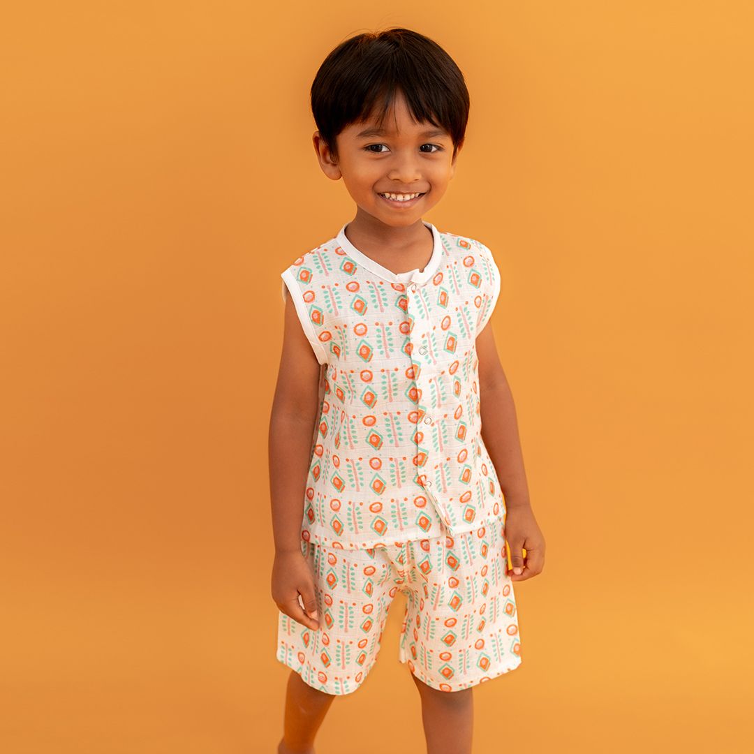 Hello Jungle - Muslin Jabla and Shorts for Babies and Toddlers