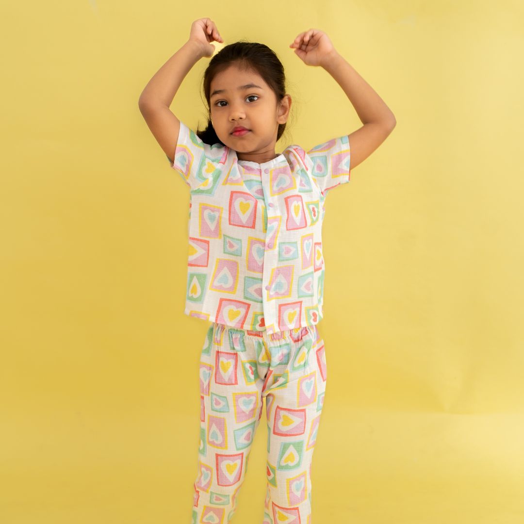 Seaside Stripes - Muslin Sleep Suit for babies and kids (Unisex)