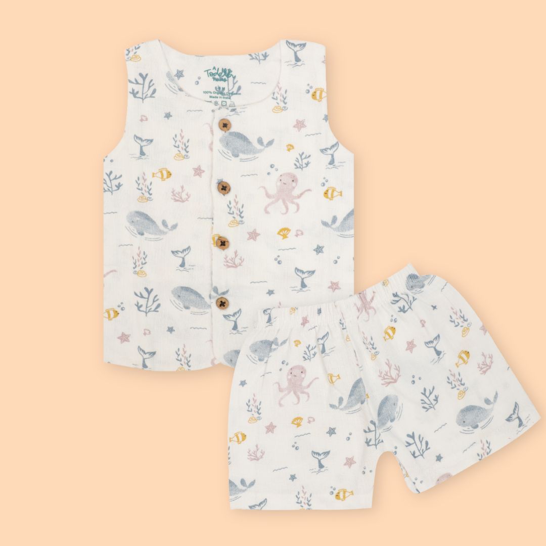 Harvest Ride - Muslin Jabla and Shorts for Babies and Toddlers