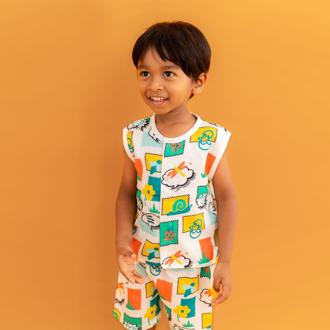 Hello Jungle - Muslin Jabla and Shorts for Babies and Toddlers
