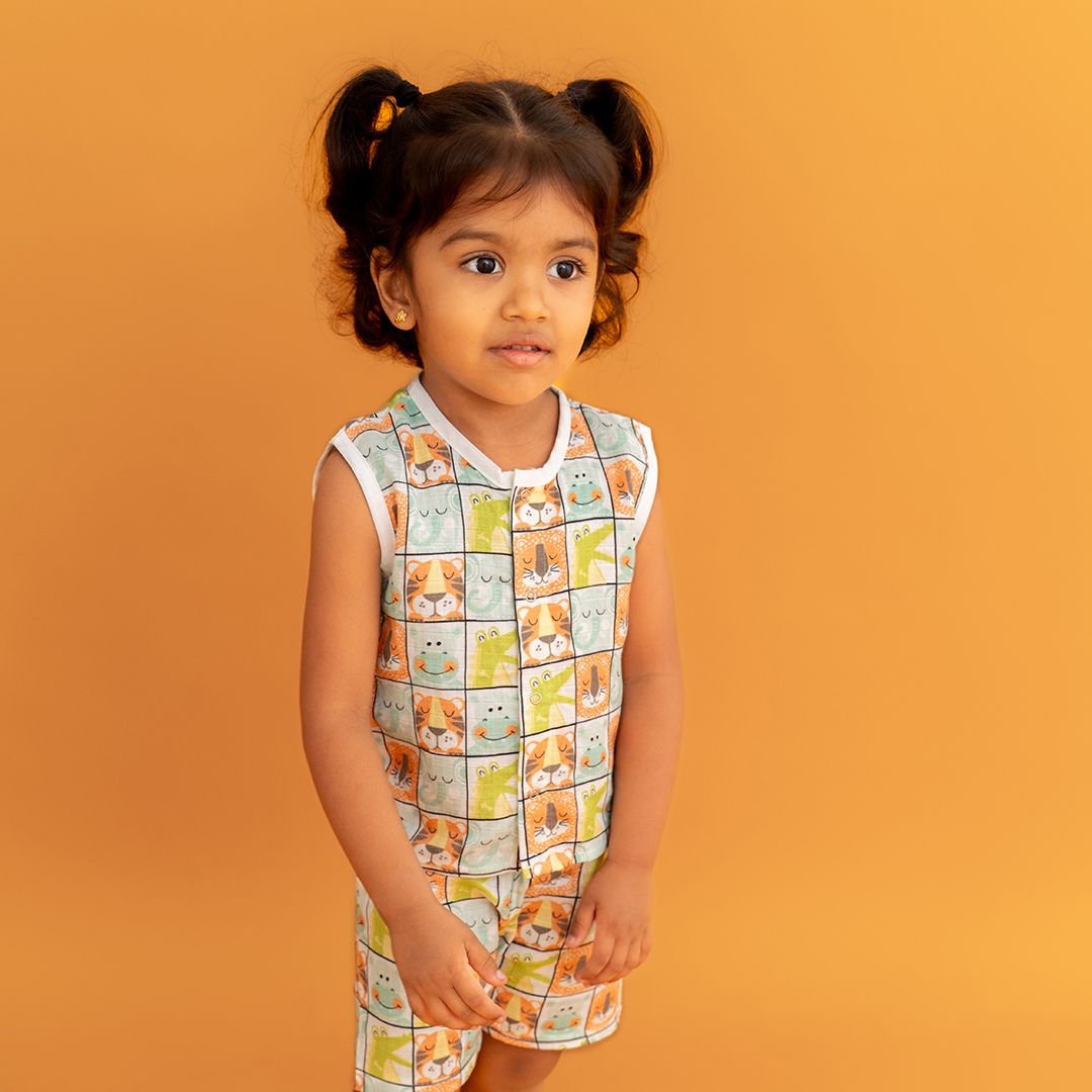 Lil Zoo Box - Muslin Jabla and Shorts for Babies and Toddlers - Pack of 3