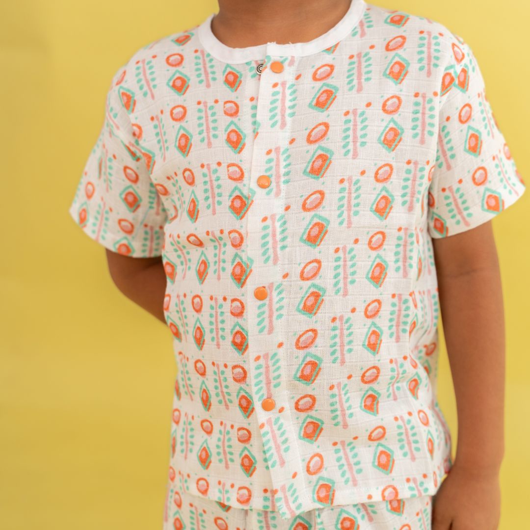 Spring Whispers - Muslin Sleep Suit for babies and kids (Unisex)